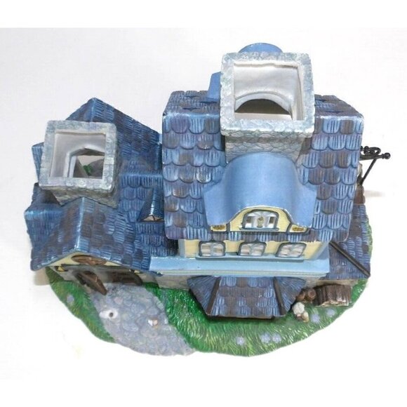 PARTYLITE Olde World Village porcelain house fits 2 candles vintage 10 x 6.5 x 9 - Picture 5 of 6